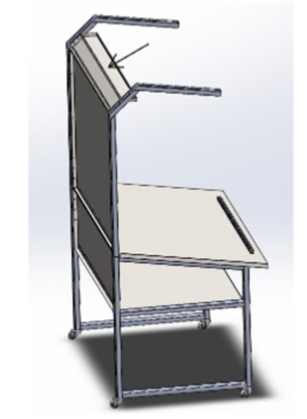 CC120型標準看樣台安裝10